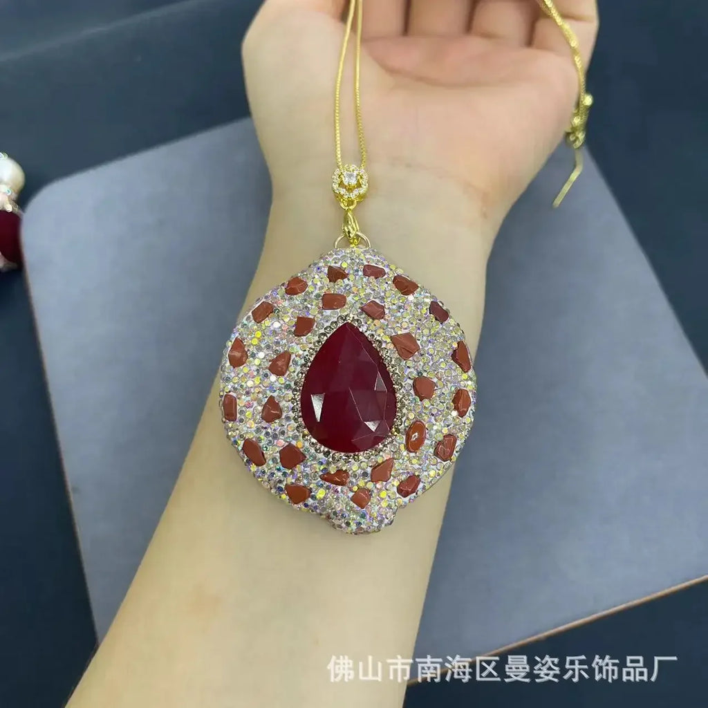 Natural Jade & Agate 4-Piece Jewelry Set