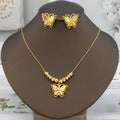 Dubai Gold Plated Earrings & Necklace Set – Vintage Luxury